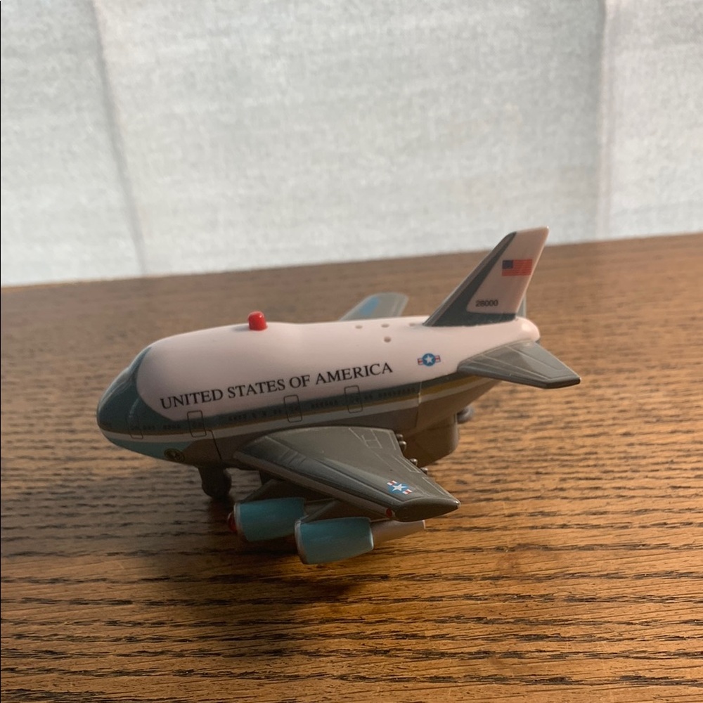 United States of America Toy Airplane - Gray and Blue